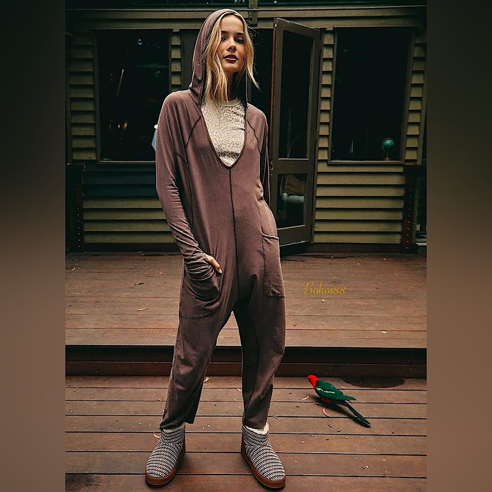 NEW Free People Hot Shot Long-Sleeve Onesie